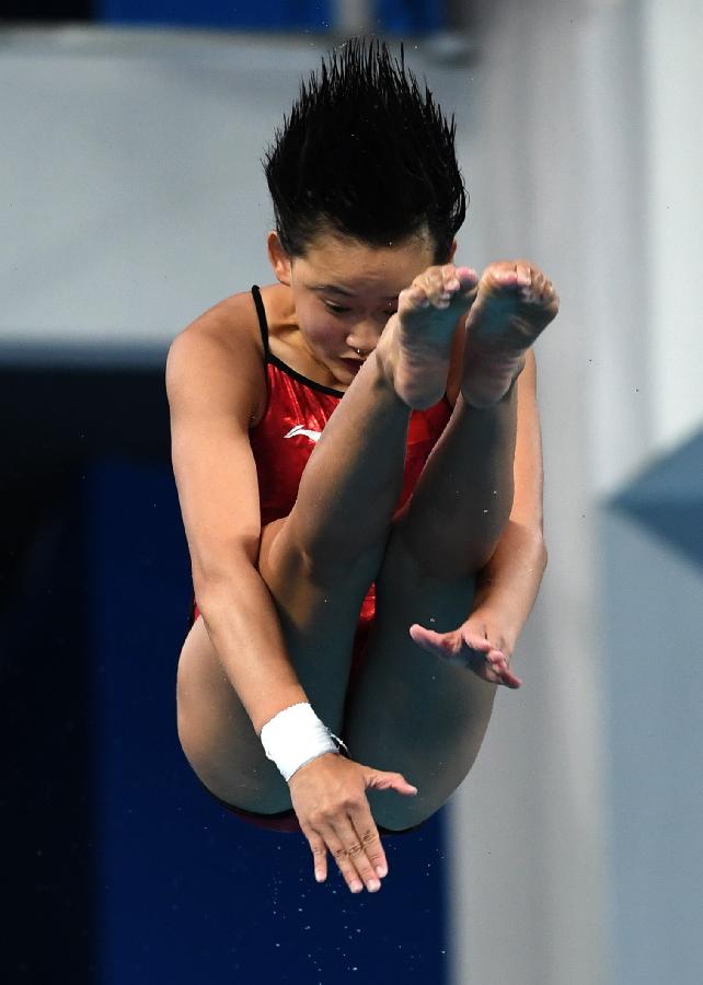 2016奥运会女子10米跳台冠军,任茜的飞跃瞬间 2016奥运会女子10米跳台冠军,任茜的飞跃瞬间